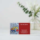 キッカッコいいズ建築トラック掘削機掘削機 名刺 (スタンド正面)