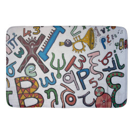 キッカラフルズABC バスマット