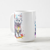 キッカラフルテンマグ コーヒーマグカップ (正面左)