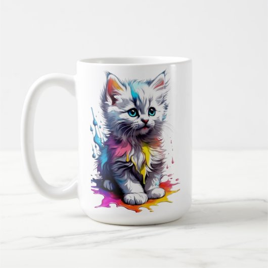 キッカラフルテンマグ コーヒーマグカップ (左)