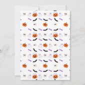 キッカラフルトのハローウィンパーティ 招待状 (裏面)