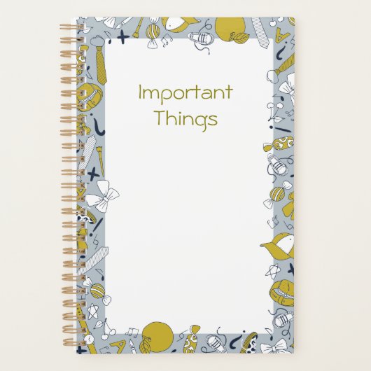 キッカラフルドと先生の毎日 プランナー手帳 (正面)