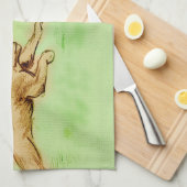 キッカラフル図解入りの、写真付きのチ用タオル – チェイス キッチンタオル (四つ折り)