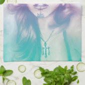 キッカラフル図解入りの、写真付きのチ用タオル – Rainbow キッチンタオル (折り畳み)