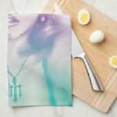 キッカラフル図解入りの、写真付きのチ用タオル – Rainbow キッチンタオル (四つ折り)