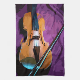 キッカラフル図解入りの、写真付きのチ用タオル – Viola キッチンタオル