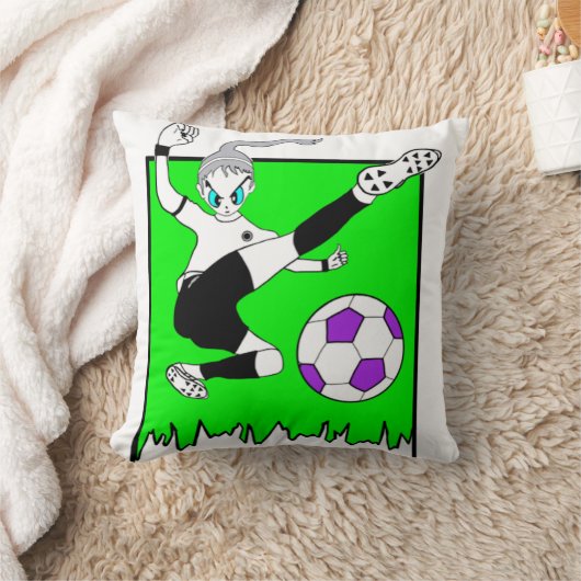 キッカーを探す クッション (ブランケット)