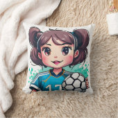 キックかわいこちゃんキッズ クッション (ブランケット)