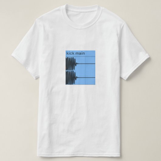 キックのメインティー Tシャツ (デザイン正面)