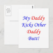 キックの他のパパお尻! ポストカード (正面/裏面)