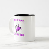 キックを取り出す ツートーンマグカップ (正面左)