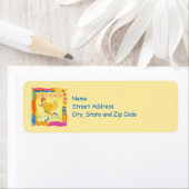 キックアップヒールチックパワーイエロー住所 シール (インサイチュ)