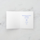 キックインのベビーシャワーの招待とは 招待状 (内部)