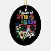 キックインイット5年生スタイル新学期エレメンタ セラミックオーナメント (右)