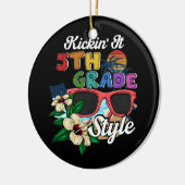 キックインイット5年生スタイル新学期エレメンタ セラミックオーナメント (左)