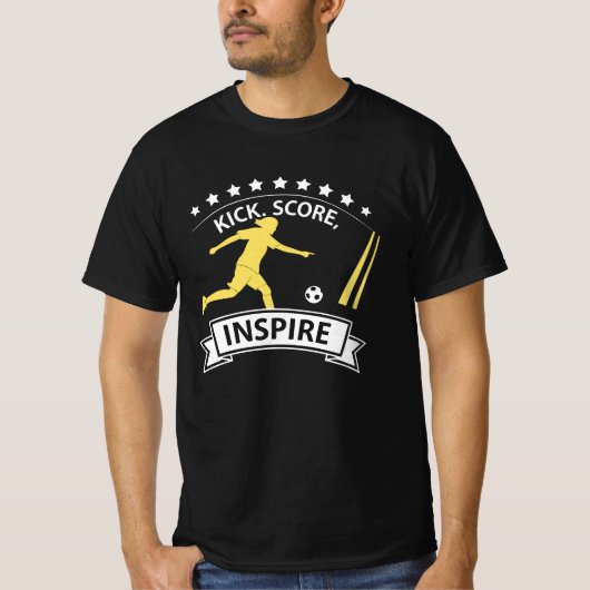 キックインスパイアスユニークコアTシャツ Tシャツ (正面)