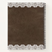 キックインit女性のカーボーイスタイル ノートブック (裏面)