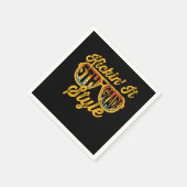 キックインit 5年生スタイル先生チーム スタンダードカクテルナプキン (角)