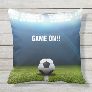 キックオフスタジアム及びサッカーボール アウトドアクッション
