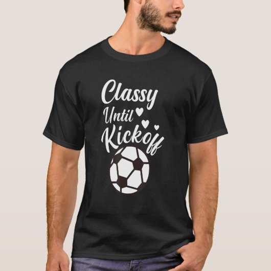 キックオフスポーツチーム熱狂するまで上品 Tシャツ (正面)