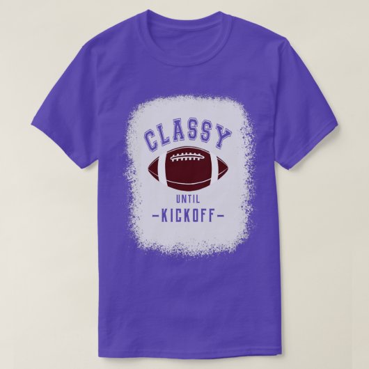 キックオフスポーツファンまで上品 Tシャツ (デザイン正面)