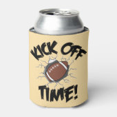 キックオフ時間 – サッカー 缶クーラー (缶正面)