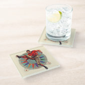 キックオフ ガラスコースター (アングル)