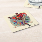 キックオフ スクエアペーパーコースター (アングル)