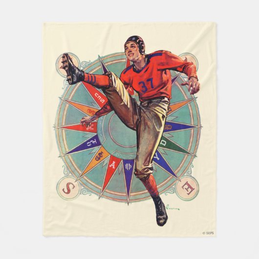 キックオフ フリースブランケット (正面)