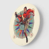 キックオフ ラージ壁時計 (傾斜)