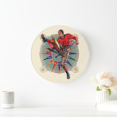 キックオフ ラージ壁時計 (ホーム)