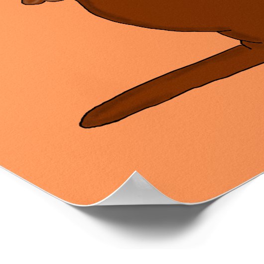 キックカンガルー ポスター (角)