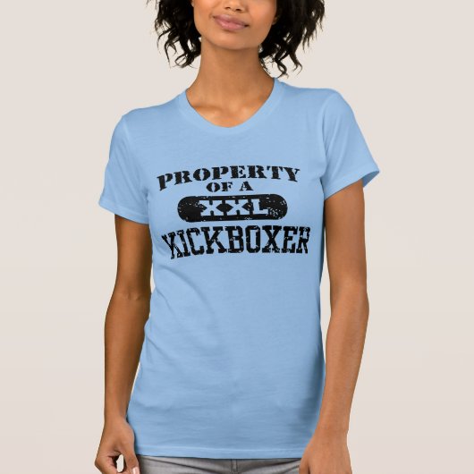 キックボクサーのプロパティ Tシャツ (正面)