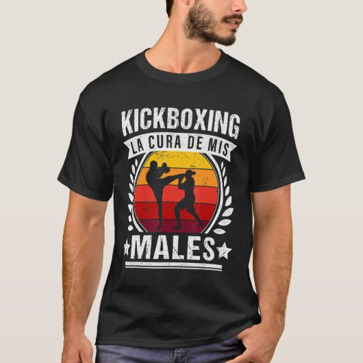 キックボクサー蹴り打ちキックボクシング混合マルティア Tシャツ (正面)