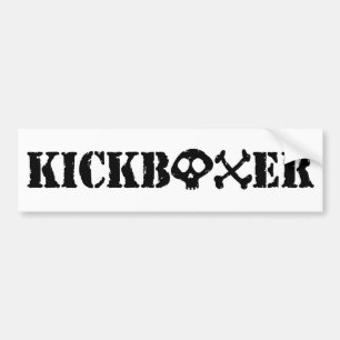 キックボクサー バンパーステッカー
