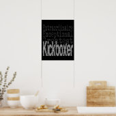 キックボクサー ポスター (キッチン)