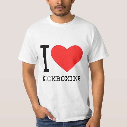 キックボクシングが大好き Tシャツ (正面)