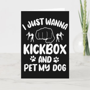 キックボクシングと愛犬の世話ができればそれでいい キックボクシング キック カード
