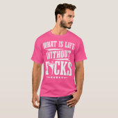 キックボクシングのない人生とは蹴何か Tシャツ (正面フル)