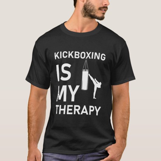 キックボクシングは私のセラピー-ボクシング- Boxer Tシャツ (正面)