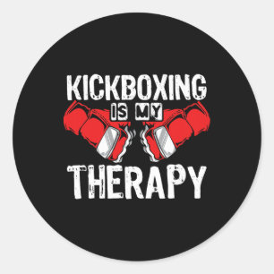 キックボクシングは私のセラピー MMA キックボクシング キックボクサー ラウンドシール