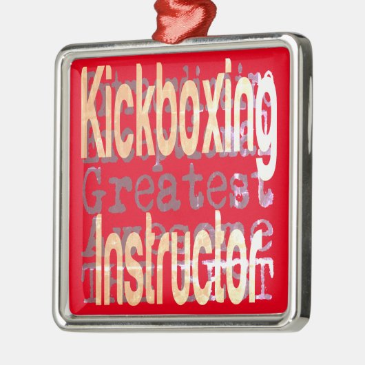 キックボクシングインストラクターエクストラナネール メタルオーナメント (左)