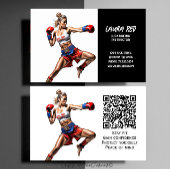 キックボクシングインストラクター 名刺