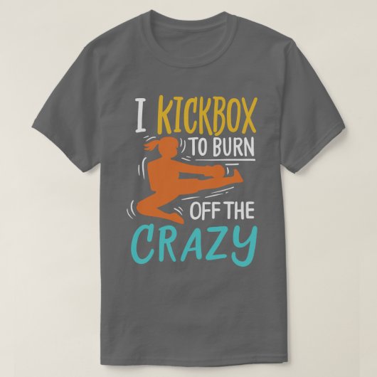 キックボクシングキックボクサー6 Tシャツ (デザイン正面)
