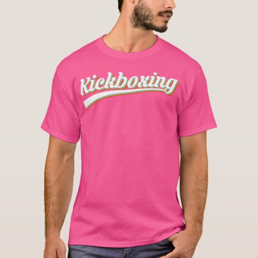 キックボクシングキックボクサー Tシャツ (正面)