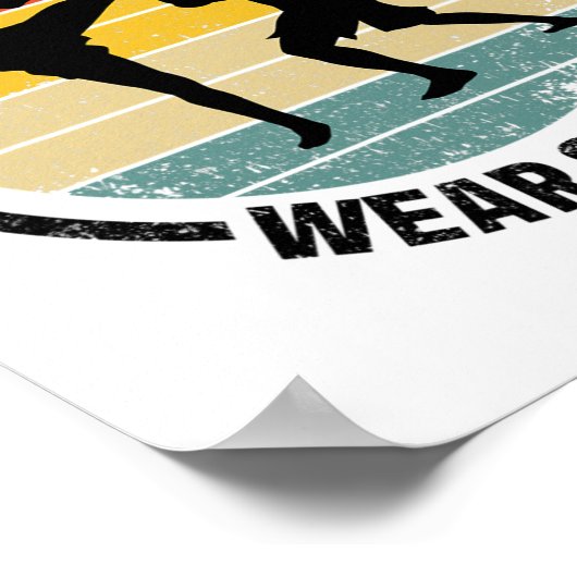 キックボクシングキックボクシングすべてのアスリート衣服シューズ ポスター (角)