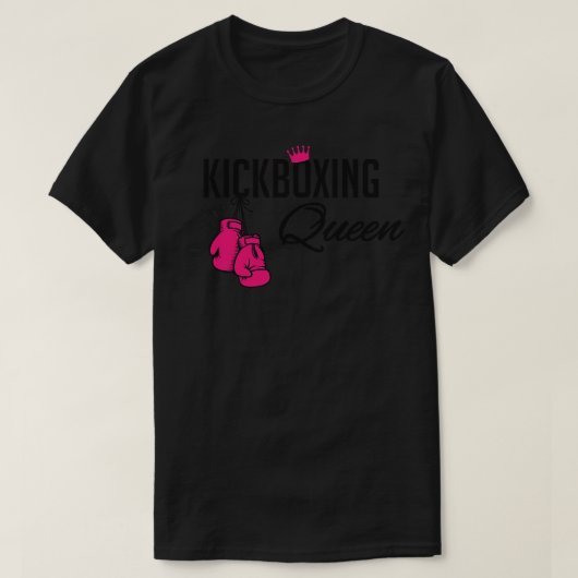 キックボクシングクイーン Tシャツ (デザイン正面)