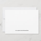 キックボクシングスポーツ 招待状 (裏面)