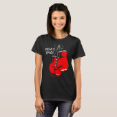 キックボクシングタイボクシングムエタイグローブ Tシャツ (正面フル)