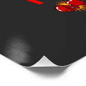 キックボクシングティー |ムエタイシャツ |トレーニング ポスター (コーナー)